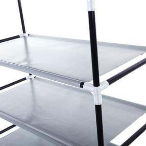 DB Fashionable 9 Lattices Porte-chaussures en tissu non tissé Design peu encombrant avec 9 compartiments pour chaussures - Product Image 3