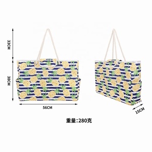 Bolso de Mano Casual Oxford para Mujer, Nuevo Modelo 2025, Ecológico, con Cierre de Cremallera, para la Playa o Compras, Verano - Product Image 6