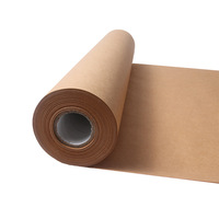 Rouleau de papier kraft recyclé écologique, tailles personnalisées, résistant à l'humidité, en pure pâte de bois, idéal pour l'emballage de sacs à main et les projets d'artisanat