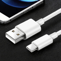 Cable USB a Tipo C 1M 2A Cable de Carga Rápida Cable de Sincronización de Datos para iPhone 14 13 12 11 X Samsung Galaxy Android Tablet PC MacBook