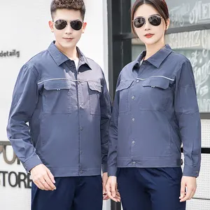 Electrician Workwear Jacket Woman Work Suits Sets Clothes Long Sleeve Uniform For Work