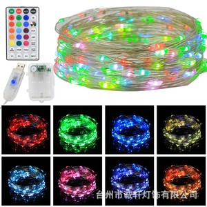 Xuyên biên giới không thấm nước <span class=keywords><strong>LED</strong></span> dây Đồng đèn pin hộp IP65 trang trí thủ công mỹ nghệ USB giáng sinh kỳ nghỉ đèn cho kỳ nghỉ trang trí nội thất - Product Image 5