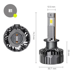 Lâmpada LED para farol H1 P14.5S de alta qualidade com chip 7035 12V Volta