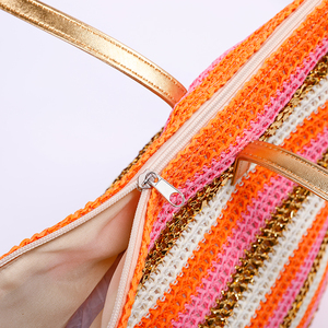 <span class=keywords><strong>Sac</strong></span> fourre-tout <span class=keywords><strong>en</strong></span> papier fait main pour femme <span class=keywords><strong>avec</strong></span> <span class=keywords><strong>pompon</strong></span>, <span class=keywords><strong>sac</strong></span> <span class=keywords><strong>de</strong></span> <span class=keywords><strong>plage</strong></span>, prix d'usine pas cher, <span class=keywords><strong>en</strong></span> vente - Product Image 6