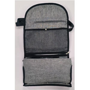 व्यावहारिक ग्रे ऑक्सबर्ड कपड़े आयोजक बैग सिंगल-कंधे कैरी + आंतरिक फिक्सिंग स्ट्रैप डिजिटल एक्सेसरीज़ और उपकरण - Product Image 1