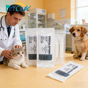 <span class=keywords><strong>PDO</strong></span> Veterinär für Kliniken Hochwertige Polydioxanon (<span class=keywords><strong>PDO</strong></span>) Chirurgische Fäden (USP 4/0) mit 3/8 Kreis Umkehr-Schneidnadel - Product Image 2