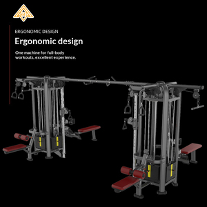 Équipement de musculation multi-stations pour 8 personnes, appareil de musculation multifonctionnel commercial pour l'entraînement en groupe - Product Image 3