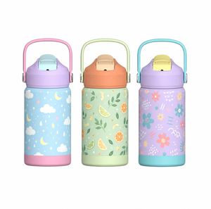 Borraccia Termica Hong Ling 304 18/8 in Acciaio Inossidabile per Bambini, Personalizzabile con Logo e <span class=keywords><strong>Disegno</strong></span>, con Cannuccia - Product Image 2