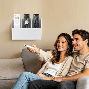 Remote Control Storage Wall Mounted No Drill <b>Bracket</b> For Living Room Organization - Product Image 1