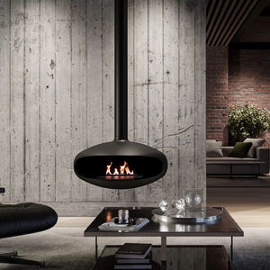 Italie Bio Ethanol Suspendre Cheminée Intérieur Plafond Monté Véritable Feu Chauffage Cheminée Suspendue - Product Image 1
