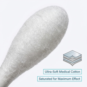 Hisopos desechables pre-saturados con alcohol, 70% IPA, estériles, ecológicos, desinfectantes con ozono para suministros hospitalarios - Product Image 4