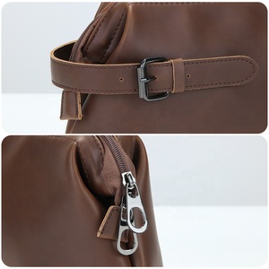 BSCI all'ingrosso In cina durevole PUCosmetic marsupio impermeabile da viaggio da <span class=keywords><strong>uomo</strong></span> borsa nera da barba - Product Image 4