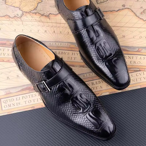 Chaussures décontractées en cuir pour hommes avec semelles en caoutchouc antidérapantes et chaussures de marche sportives respirantes - Product Image 4