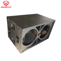 Subwoofer Doble Autoamplificado de 21 Pulgadas 9007, Altavoz Activo de Bajos Doble de 21 Pulgadas