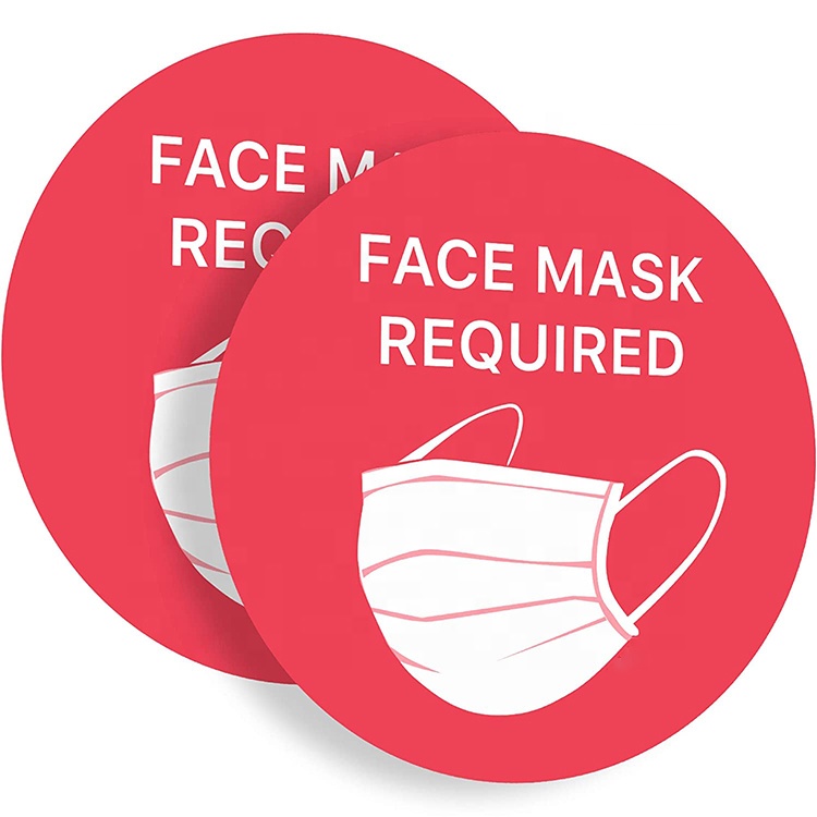 Двухсторонний знак, 2 упаковки, виниловые наклейки на стену, окно, стеклянные вывески, безопасность общественности, наклейка из ПВХ, съемная Наклейка на окно