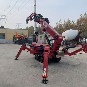 Мини-кран-паук RST L-351 грузоподъемностью 3 тонны для строительства, пятисекционная стрела, высота подъема 10 м, для узких пространств - Product Image 4