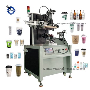Nhà Máy Giá bán giấy tự động cốc nhựa mỹ phẩm chai serigraphic Màn hình máy in với động cơ servo - Product Image 1