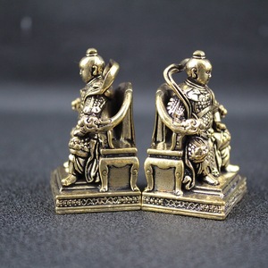 1 pièce Figurine d'<span class=keywords><strong>Empereur</strong></span> en Laiton Massif, Décoration Artisanale pour la Maison et <span class=keywords><strong>le</strong></span> Bureau, Vente en Gros - Product Image 6