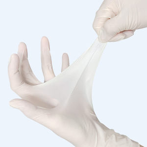Gants en latex jetables poudrés, à usage unique, texture complète, lisses, non stériles, pour le nettoyage domestique et les travaux d'inspection - Product Image 4