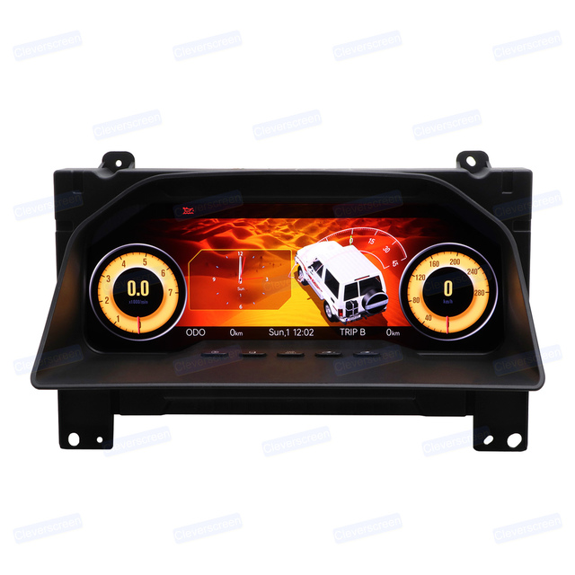 12.3inch Digital Dash Cluster for 2007-2024 Toyota LC76 LCD Instrument Panel Auto Meter