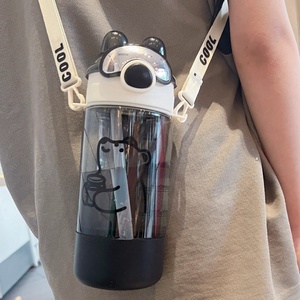 Nouvelle Gourde 2025 avec Sangle, Couvercle Pop-up à un Clic, Portable, Résistante aux Chutes, pour Étudiants, à Boire Directement - Product Image 4
