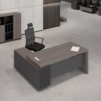 Table de bureau moderne, bureau de direction, table d'ordinateur, mobilier de bureau, table informatique