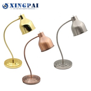 XINGPAI-Lámpara calefactora para buffet, calentador de alimentos de alta calidad, estación de aislamiento de doble cabezal, lámpara de mesa de calefacción - Product Image 4