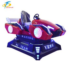Machine de jeu de course automobile de réalité virtuelle 9D pour une utilisation en intérieur/extérieur, construction en fibre de verre, simulateur de <span class=keywords><strong>karting</strong></span> d'aéroport - Product Image 6