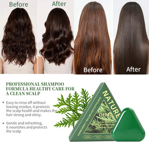 Shampoo Solido alle Erbe di Usman, Foglie di Cipresso e Radice di Fleeceflower - Anti-Crespo e Anti-Doppie Punte, Anti-Caduta, Riparatore e Fissante per Capelli - Product Image 5