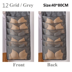 Sac de rangement suspendu double face portable pour livres de placard et organisateur de sous-vêtements pour les voyages et la salle de bain - Product Image 4