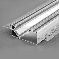 Profilé LED Minimaliste Lumineux en Aluminium pour Escalier, Bande Longue, Lampe Murale Linéaire, Canal de Lumière Décoratif