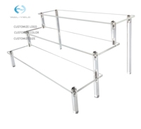Support de présentation transparent en acrylique écologique, personnalisable, facile à assembler, organisateur multifonctionnel pour présentations de vêtements