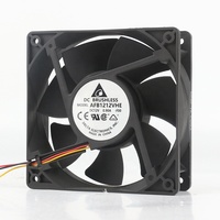Delta 5V 24V 48V DC 12V 0.90A AC EC 12038 120x120x38MM 12CM 3 fils Volume d'air élevé Violent Dual Ball AFB1212VHE-F00 Ventilateur de refroidissement