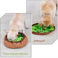 Tapis de Sniffing pour Chiens – Jouet Interactif en Feutre Écologique Réglable pour Grands et Petits Chiens – Distributeur Lent pour Stimulation Mentale