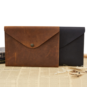 Busta per File di carta <span class=keywords><strong>A4</strong></span> busta per documenti aziendali cartella per documenti da uomo donna conferenza borse per documenti da ufficio multifunzione <span class=keywords><strong>in</strong></span> vera pelle - Product Image 6