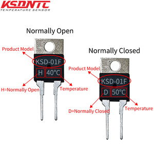 JUC-31F KSD-01F サーマルスイッチ回路基板絶縁シェルホームオートメーション温度制御スイッチノーマルオープン H - Product Image 4