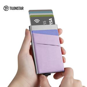 Portefeuille compact en aluminium TILONSTAR TVC104, cadeaux d'entreprise en gros, porte-cartes de crédit RFID - Product Image 4