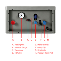 Termostato Programable para Caldera Eléctrica con Sistema de Protección Automática de Presión para Calefacción Hidrónica Residencial