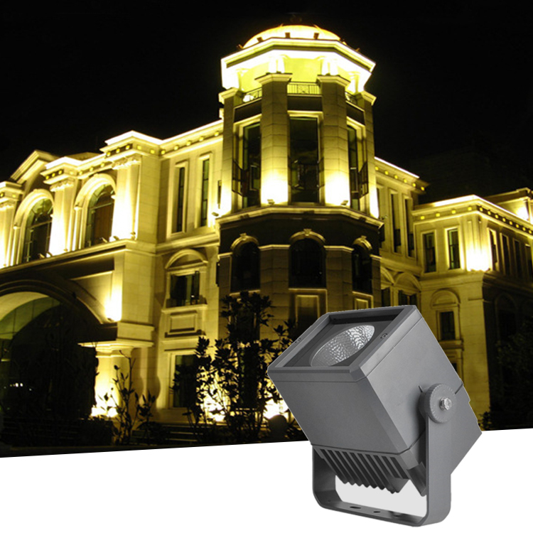 18W LED IP65 Outdoor Aluinu Waterproof Narrow Bea Angle Spotlight For Pillar And Wall - View #2