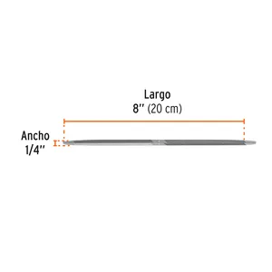 <b>BOX</b> 6 Double Triangle <b>File</b> 8', TRUPER - Product Image 2