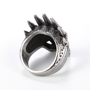 316 Edelstahl ringe für Männer Großhandel Schädel ringe liefern alle Arten von Biker Vintage Schädel ringe Wikinger Schmuck Zubehör - Product Image 3
