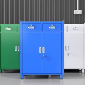 Stainless Steel Tool <b>Cabinet</b> Customizable Size For Workshop <b>Storage</b> With <b>Lockable</b> Doors And Drawers - Product Image 1
