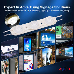 3W 12V DC EdgeLit <b>LED</b> <b>Module</b> High Power 125lm/W for Double Sided Shop Sign Light Box 16x27 Beam 5 Years Warranty IP67 Waterproof - Product Image 5