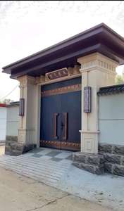 Encofrado de acero con postes de puerta de cemento para moldes de puerta prefabricados y ensamblados y modelos de postes de puerta de estilo paisajístico - Product Image 3