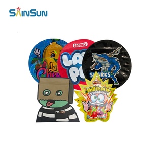 Bolsa Mylar de Forma Irregular con Cierre Zip, Impresión Personalizada, a Prueba de Niños, 3.5, 7, 14, 28 g, para Dulces y Comestibles - Product Image 5