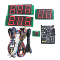 Kit de cabinet de machine de basket-ball d'arcade DIY avec écran LCD, fonctionnement à monnayeur, jeux de tir temporisé en anglais sans latence pour tir d'arcade