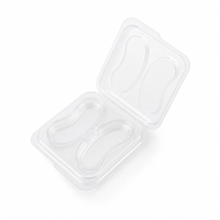 Boîtier transparent professionnel en PET pour masque oculaire, emballage cosmétique protecteur jetable pour patchs oculaires, idéal pour l'esthétique médicale