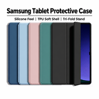 Étui de protection robuste pour tablette Tab S9 S9FE, en TPU + cuir, multicolores, antichoc, anti-poussière