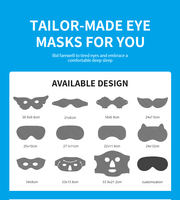 Masque oculaire en gel ultra-doux à cinq couleurs pour compresses chaudes et froides, avec sangle élastique, option logo personnalisé OEM, idéal pour les voyages, pack de glace rafraîchissant