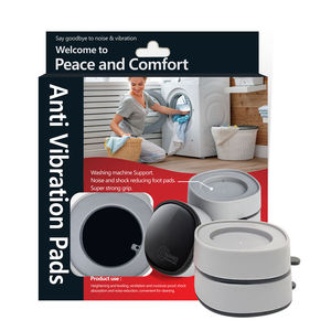 4 pezzi cuscinetti antivibranti <span class=keywords><strong>lavatrice</strong></span> piedini in gomma gambe tappetino supporto per macchina ammortizzatori supporto universale per mobili Base del piede - Product Image 5